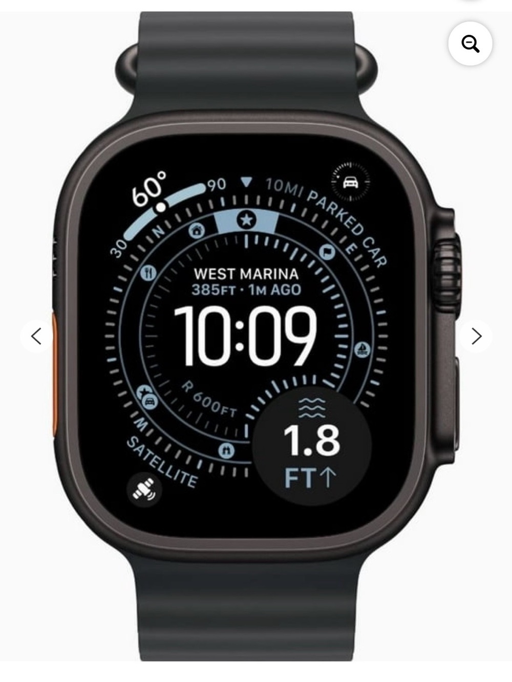 Apple Watch Ultra 3 (Black) - Rugged GPS Smartwatch